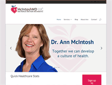 Tablet Screenshot of mcintoshmd.com